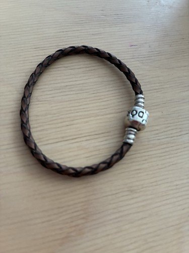 Pandora brown leather bracelet - leather,