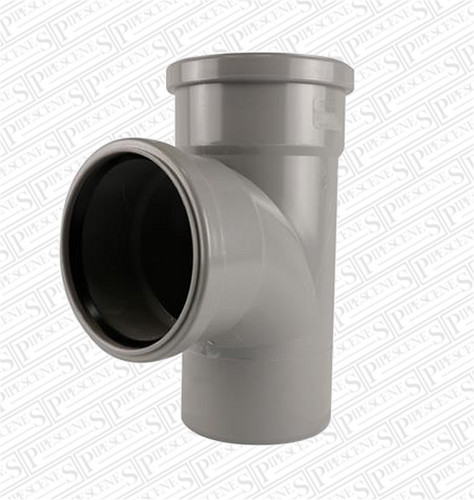 Soil pipe 110mm tee - pipe,