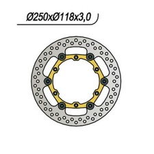 FRONT BRAKE DISC NG 276 YAMAHA YZ 125 2001-2016