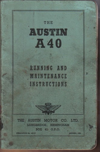 Austin a40 devon - a40,