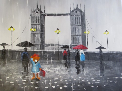 Cute london bear large - cute,