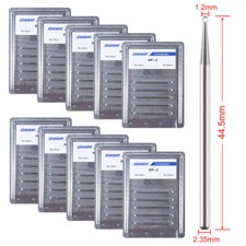 5-50PCS Dental Carbide Bur Round HP 3 Straight Handpiece HP 44.5mm Low Speed ns