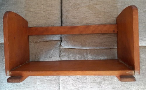 Vintage wooden book stand - book,