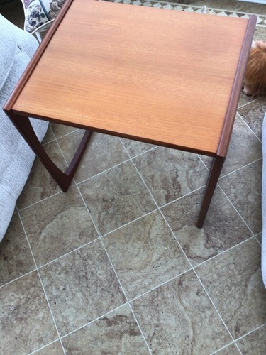 Plan teak table - g-,