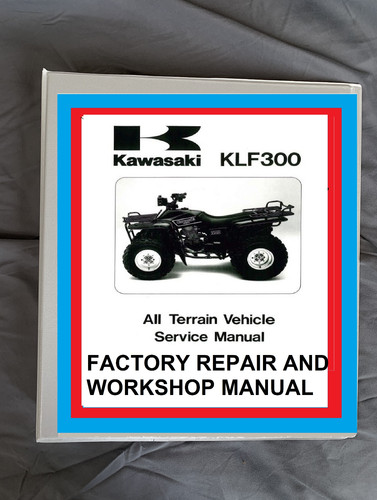 1986 2006 kawasaki klf300 - kawasaki,