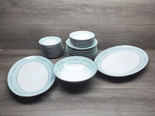 Noritake China "Esmeralda" China Set Plates, Saucers,  bowl, serving trays