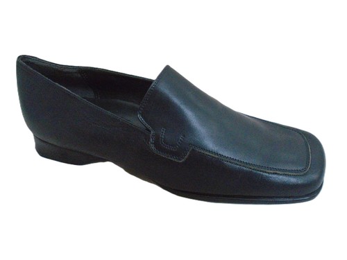Ecco city black leather flat - ecco,