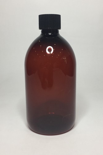 500ml pet plastic amber round - 500ml,