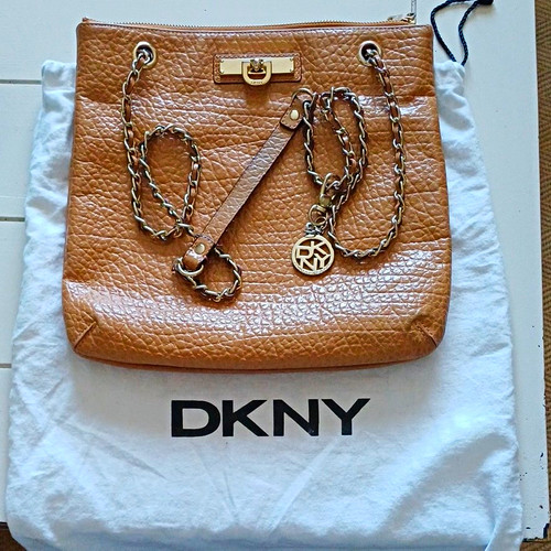 Dkny donna karan tan pebbled - karan,
