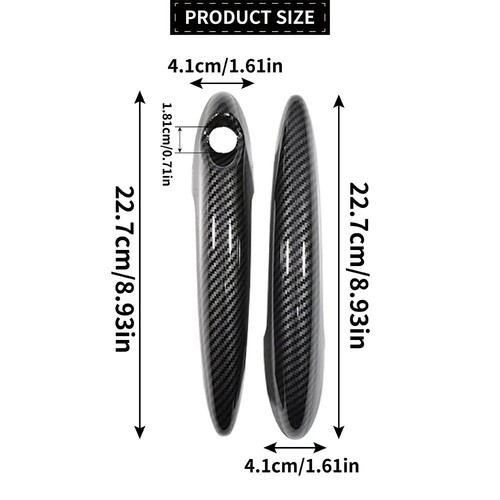 2pcs door handle cover - handle,