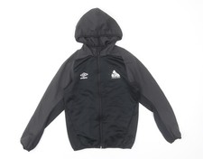 Umbro Boys Black Windbreaker