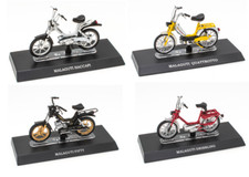 Set of 4 Italian Mopeds Malaguti 1:18 - Motorcycle Scooter LM5