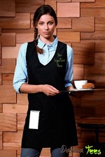 Personalised Ladies Wrap Around Tunic Apron Beauty & Spa Nail Massage