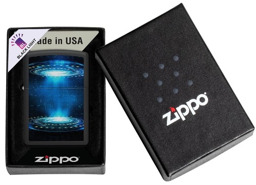 Black light genuine zippo - black,
