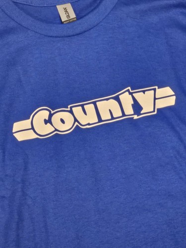 County tractor royal blue - blue, t