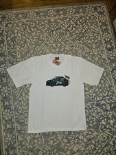 Stussy White Race-car T-Shirt