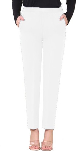 Ladies half elasticated waist - half,