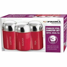 Set of 3 Tea Coffee Sugar