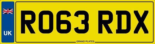 Roger number plate - d,