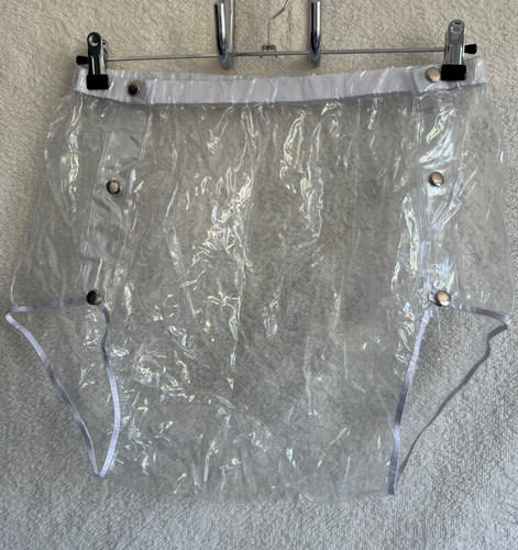 Crystal clear pvc snap - crystal,