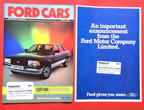 1982 ford cars brochure fiesta - brochure,