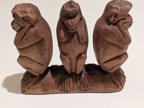 Three wise monkeys vintage - wise,