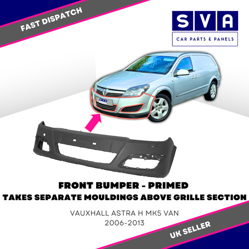 Front bumper primed - front,