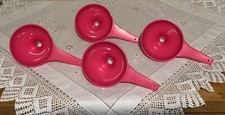 Tupperware Gadget LARGE Pink Funnel Hershey Kiss Shape #1227 (4) NEW