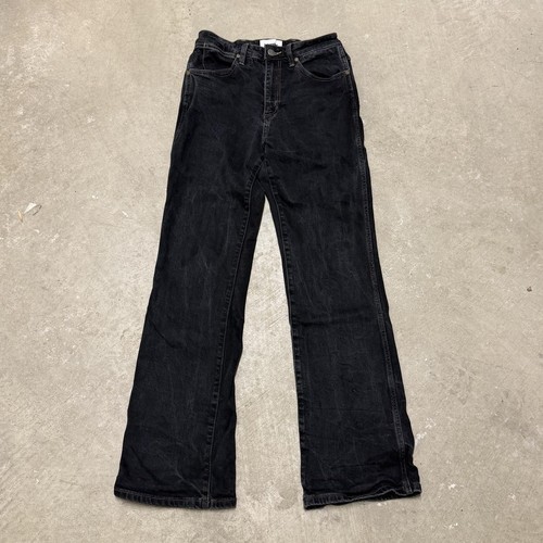 Wrangler black flared jeans - black,