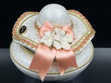 Capodimonte Hat Trinket Box.