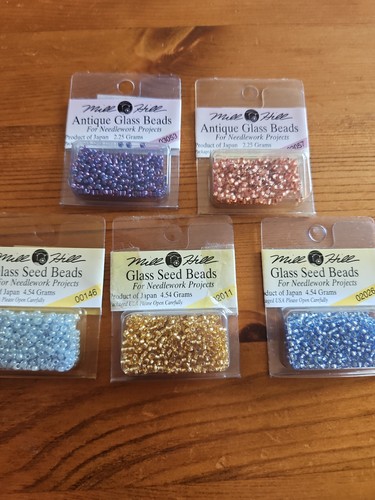 Mill hill glass seed beads - beads, for