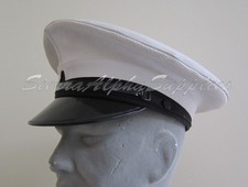 Royal Navy Sailors Cap Class I - 3 Officer Visor Peak Cap, Hat, British Surplus
