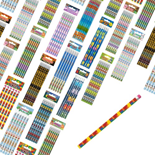 Themed pencils eraser topper - themed,