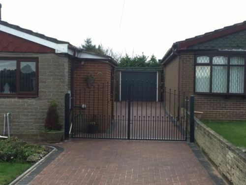 Custom driveway gates