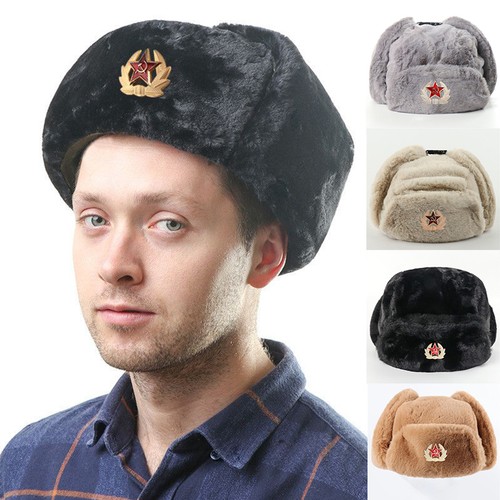 Mens faux fur russian - mens,