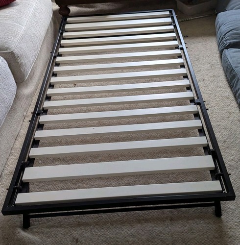 Single trundle bed black - bed,