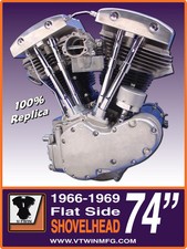 Flatside Shovelhead Engine