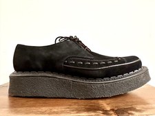 Rare George Cox X SIKI IM Unisex Creepers Black Suede UK 5.5  25.5cm insole 