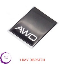SMALL REAR BOOT METAL AWD BADGE EMBLEM BLACK SILVER FOR VOLVO XC60 S90 XC90 S60