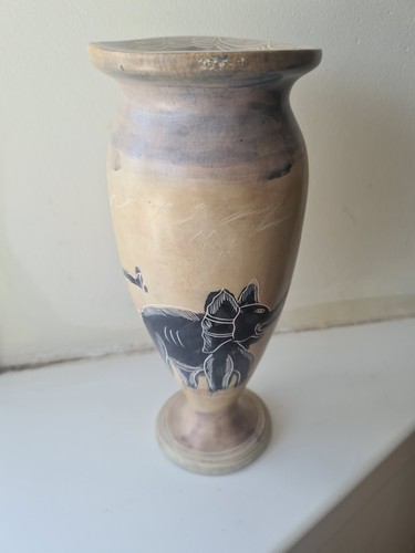 African soapstone hand carved - soapstone,