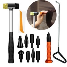 12P Paintless Dent Repair Rod Kit Auto Dent Removal Tools Car Dent Pullout Tool