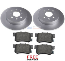 FOR HONDA CIVIC TYPE-R EP3 2001-2005 REAR BRAKE DISCS & PADS SET *NEW*