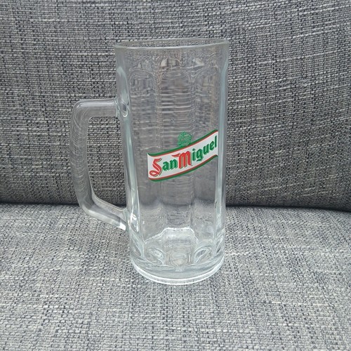 San miguel beer glass tankard - beer,