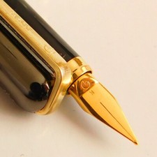 Vintage ELYSEE 60 Laque Dark Gray Fountain Pen M NIB  Germany 1980s