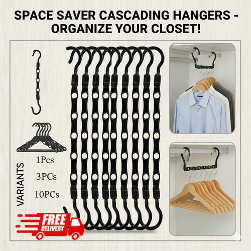 10x space saving hangers - 10x, multi