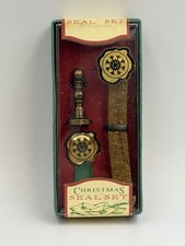 Stuart Houghton Vintage Christmas Envelope Present Seal Set NEW