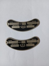 Tractor,truck,bus Lucas Cav Starter Motor Tags X2 Nos New