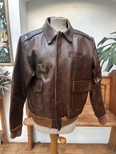 A2 leather  Jacket Medium