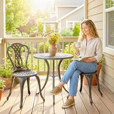 Outdoor Bistro Set Cast