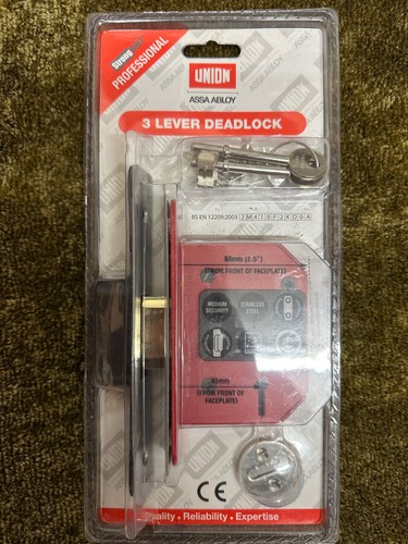 Union strongbolt deadlock - strongbolt, 2.5"